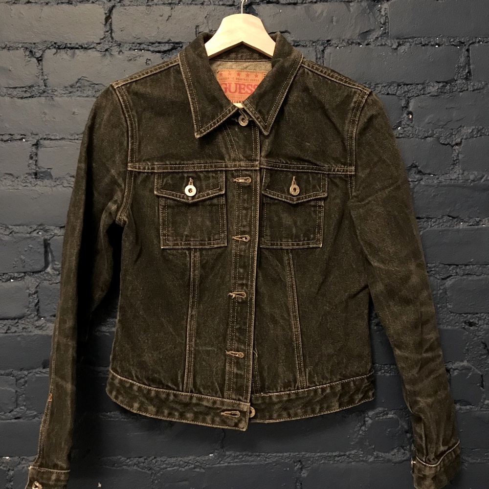 Guess Black Jean Jacket